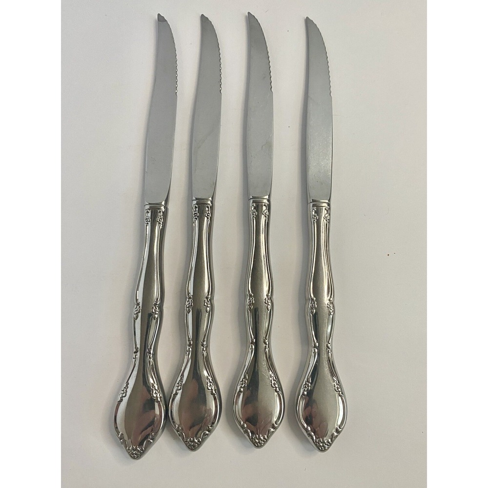Sears Roebuck Tradition USA LAKEWOOD Set Of 4 Steak Knives (Oneida Pattern)